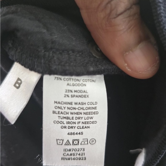 Loft Courdory Pants Women Size 6P Black  Signature Modern Skinny Retro 30x26 - Picture 8 of 13